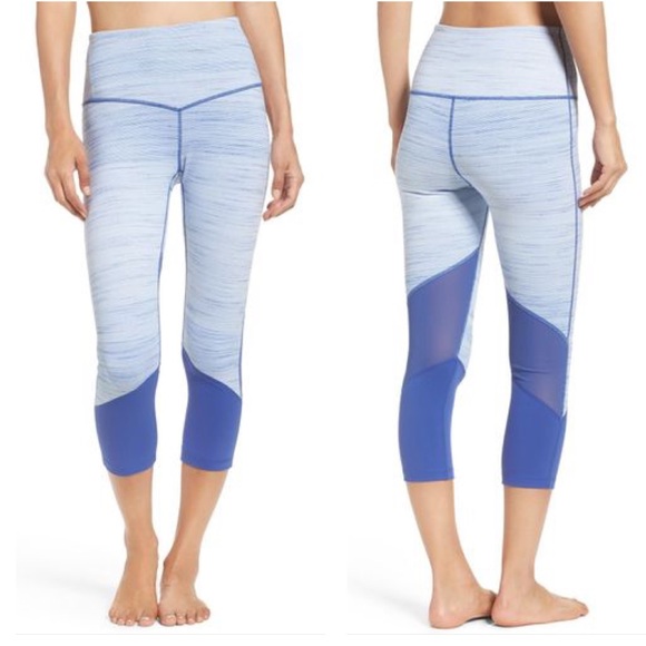 Zella Pants - ZELLA Gemini High Waist Crop Leggings Size S